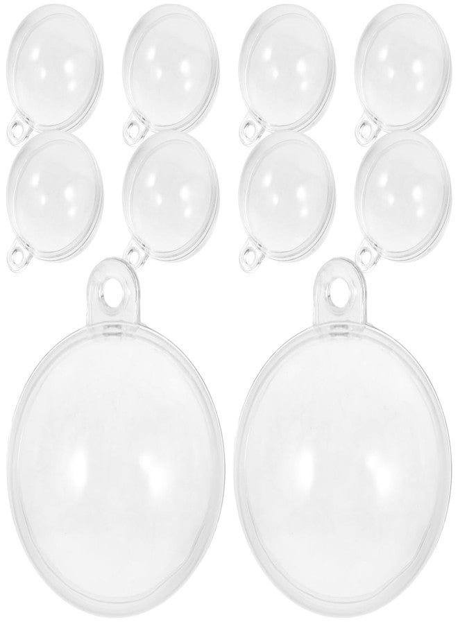 BUGUUYO 10Pcs Transparent Fillable Aquarium Floating Balls with Hanging for Fish Tank Landscaping Material with Hanging for Party Supplies and Fish Tank Decor - Image 1